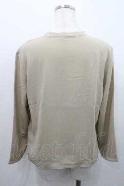 画像2: INGEBORG / ロゴレース縁デザインジャケット S ベージュ I-26-01-10-025-LO-JA-SA-ZI