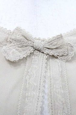 画像3: INGEBORG / ロゴレース縁デザインジャケット S ベージュ I-26-01-10-025-LO-JA-SA-ZI