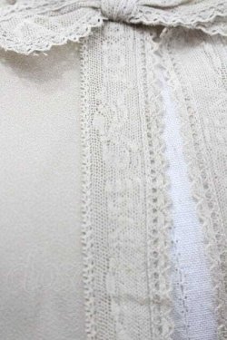 画像4: INGEBORG / ロゴレース縁デザインジャケット S ベージュ I-26-01-10-025-LO-JA-SA-ZI