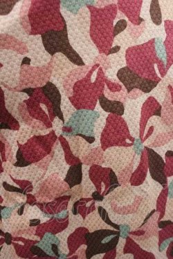 画像3: INGEBORG / リボンカモフラージュ柄カーディガン L ピンク I-26-01-10-031-LO-TO-SA-ZI