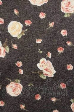 画像4: PINK HOUSE / 薔薇柄胸元ハシゴレース五分袖トップス L ブラウン I-26-01-10-034-LO-TO-SA-ZI