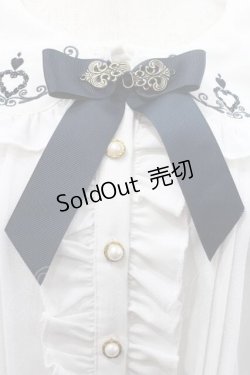 画像3: Amavel / ハートの紋章ヴィンテージバックルブラウス  白 I-26-01-10-004-CA-BL-SA-ZI