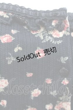 画像3: PINK HOUSE / 花柄前開きキャミソール L ブラック I-26-01-10-037-LO-TO-SA-ZI