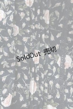 画像4: PINK HOUSE / 薔薇柄前開きキャミソール L ブラック I-26-01-10-038-LO-TO-SA-ZI