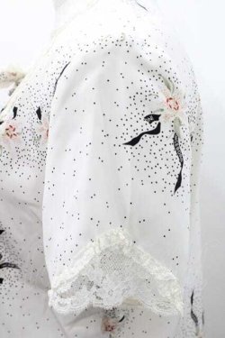 画像3: INGEBORG / 百合柄レース半袖ブラウス S アイボリー I-26-01-10-039-LO-BL-SA-ZI