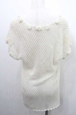 画像2: INGEBORG / モチーフ付ネットトップス M アイボリー I-26-01-10-042-LO-TO-SA-ZI