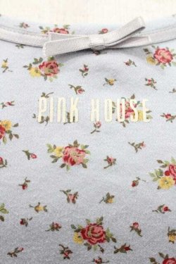 画像3: PINK HOUSE / 小花柄タンクトップ L ライトブルー I-26-01-10-044-LO-TO-SA-ZI