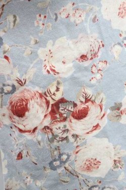 画像3: INGEBORG / 花柄リボン結び五分袖トップス M サックス I-26-01-10-045-LO-TO-SA-ZI