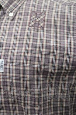 画像4: PINK HOUSE / アルファベットアップリケボタンダウンシャツ M パープル I-26-01-10-049-LO-BL-SA-ZI