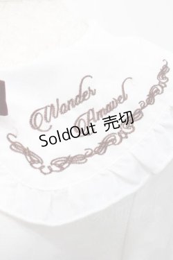 画像3: Amavel / 鍵刺繍ブラウス  白Ｘボルドー I-26-01-10-005-CA-BL-SA-ZI