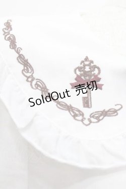 画像4: Amavel / 鍵刺繍ブラウス  白Ｘボルドー I-26-01-10-005-CA-BL-SA-ZI