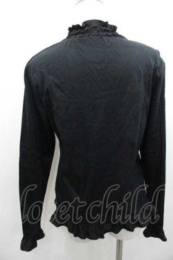 画像2: PINK HOUSE / シャーリングハイネックトップス 4(L) 黒 I-26-01-10-064-LO-TO-SA-ZI