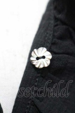 画像4: INGEBORG / フリルシアーブラウス M ブラック I-26-01-10-065-LO-BL-SA-ZI