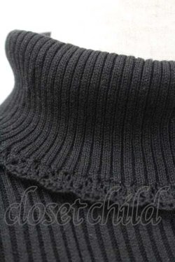 画像5: PINK HOUSE / ハイネックニットトップス M 黒 I-26-01-10-066-LO-TO-SA-ZI