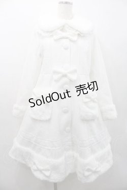 画像1: axes femme kawaii / スノードルチェコート  白 I-26-01-10-075-AX-CO-SA-ZI