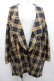 画像1: HEIHEI / タータンチェックロングジャケット  ベージュｘ黒チェック I-26-01-10-076-PU-JA-SA-ZI (1)