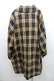 画像2: HEIHEI / タータンチェックロングジャケット  ベージュｘ黒チェック I-26-01-10-076-PU-JA-SA-ZI (2)