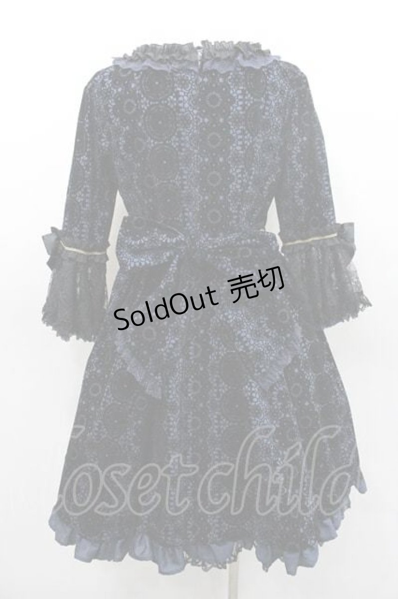 画像2: Angelic Pretty / ベルエレーヌドレス  ネイビー I-26-01-10-078-AP-OP-SA-ZI (2)