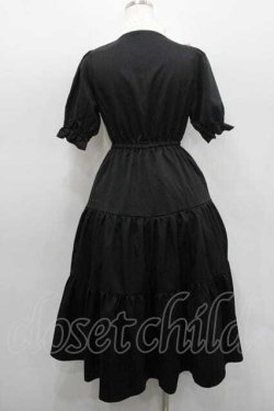 画像2: m petit by misako / TT*AMデシンヨークワンピース S 濃黒 I-26-01-10-079-LO-OP-SA-ZI