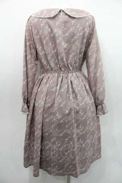 画像2: Fi.n.t / スノー千鳥柄ワンピース  ピンクベージュ I-26-01-10-081-CA-OP-SA-ZI