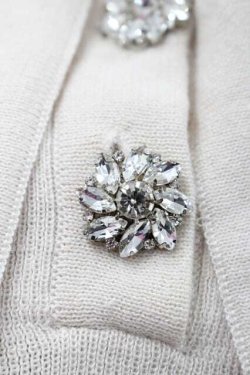 画像3: An MILLE / ビジューボタンニットワンピース  アイボリー I-26-01-10-085-EL-OP-SA-ZI