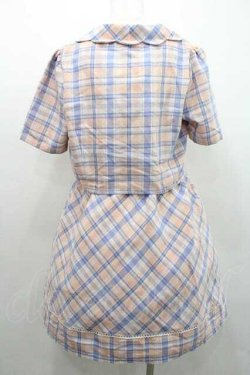 画像2: Fi.n.t / チェックジャケット&ジャンパースカートセット  ピンクチェック I-26-01-10-087-CA-OP-SA-ZI