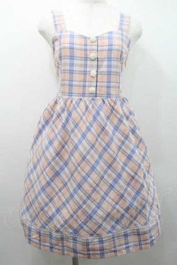 画像3: Fi.n.t / チェックジャケット&ジャンパースカートセット  ピンクチェック I-26-01-10-087-CA-OP-SA-ZI