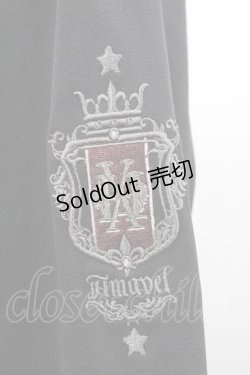 画像4: Amavel / Histoire Epeistミリタリーワンピース  黒Ｘボルドー I-26-01-10-091-CA-OP-SA-ZI