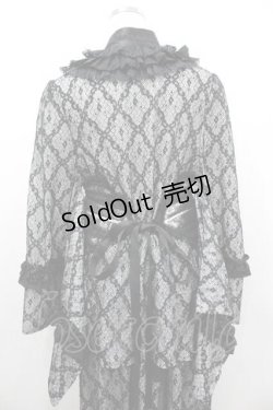 画像5: Hoshibako Works / 月影の待ちびと和様セットアップワンピース  黒 I-26-01-10-095-LO-OP-SA-ZI