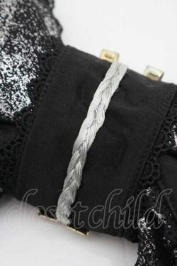 画像4: Hoshibako Works / 月影の待ちびと リボンクリップ  黒 I-26-01-10-001-LO-ZA-SA-ZI