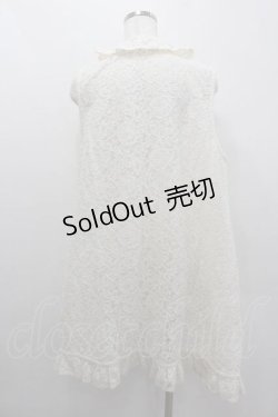 画像2: INGEBORG / 総レースロングジレ 11号 アイボリー I-26-01-10-098-LO-TO-SA-ZI