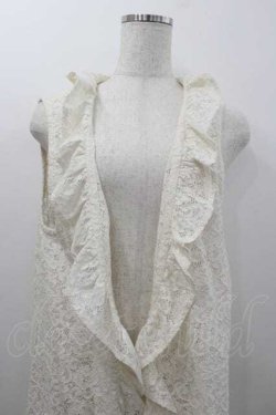 画像3: INGEBORG / 総レースロングジレ 11号 アイボリー I-26-01-10-098-LO-TO-SA-ZI