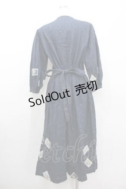 画像4: PINK HOUSE / かおくまワッペンデニムワンピース  青デニム I-26-01-10-102-LO-OP-SA-ZI