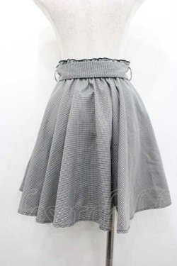 画像2: evelyn / 千鳥柄スカート  黒Ｘ白 I-26-01-10-105-LO-SK-SA-ZI