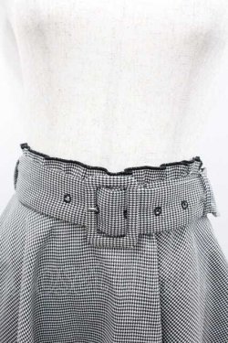 画像3: evelyn / 千鳥柄スカート  黒Ｘ白 I-26-01-10-105-LO-SK-SA-ZI