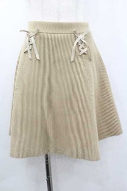 画像1: F&A / ボックスプリーツスカート  ベー^ジュ I-26-01-10-106-LO-SK-SA-ZI