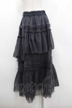 画像2: HARE / チュールフリルスカート  グレー I-26-01-10-109-0-SK-SA-ZI