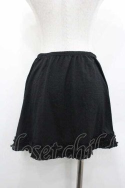 画像2: PINK HOUSE / 裾ピコフリルチュールミニスカート  黒 I-26-01-10-112-LO-SK-SA-ZI