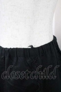 画像3: PINK HOUSE / 縦フリル&ピンタックローンスカート  ブラック I-26-01-10-114-LO-SK-SA-ZI