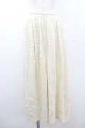 PINK HOUSE / モチーフ付ニットスカート  アイボリー I-26-01-10-119-LO-SK-SA-ZI