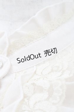 画像3: axes femme / スタンドカラーバラレース長袖ブラウス M キナリ I-26-01-10-010-AX-BL-SA-ZI