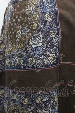 画像3: INGEBORG / 薔薇パネル柄エプロン風スカート M ブラウン I-26-01-10-121-LO-SK-SA-ZI (3)