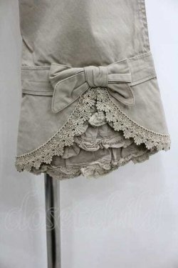 画像3: PINK HOUSE / 裾リボン&レースフリルチノパン L ベージュ I-26-01-10-123-LO-PA-SA-ZI