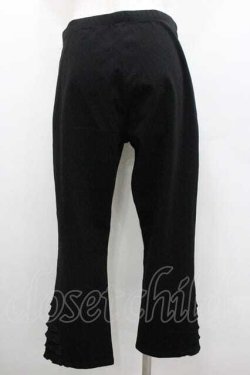 画像2: INGEBORG / 裾サイドストレッチレギンス 11号 ブラック I-26-01-10-124-LO-PA-SA-ZI