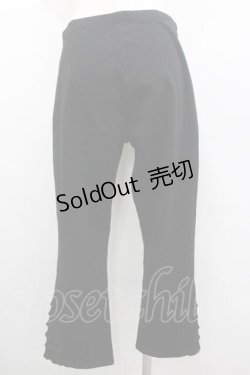 画像2: INGEBORG / 裾サイドストレッチレギンス 11号 ブラック I-26-01-10-124-LO-PA-SA-ZI