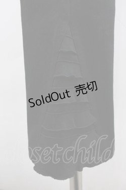 画像3: INGEBORG / 裾サイドストレッチレギンス 11号 ブラック I-26-01-10-124-LO-PA-SA-ZI