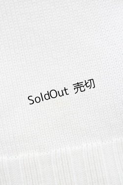 画像6: JESUS DIAMANTE / パールリボンハイネックニットトップス  生成り I-26-01-10-016-JE-TO-SA-ZI