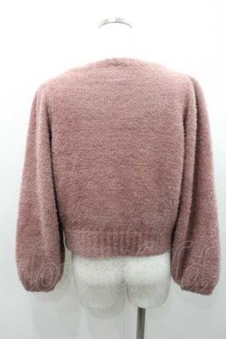 画像2: F&A / ボリュームスリーブフェザーニットプルオーバー  ピンク I-26-01-10-020-LO-TO-SA-ZI