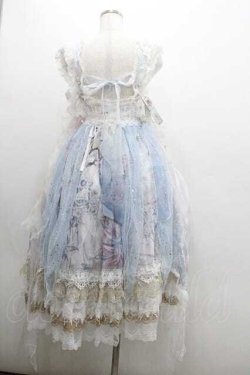 画像2: NINEODES（海外ロリィタ） / 海月&フラワープリントチュールパール重ねジャンパースカート  ピンク I-26-01-13-047-0-OP-SA-ZI