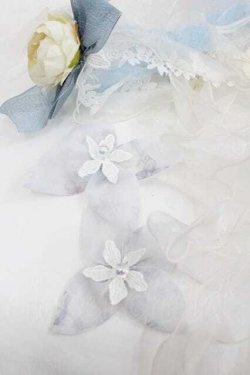 画像5: NINEODES（海外ロリィタ） / 海月&フラワープリントチュールパール重ねジャンパースカート  ピンク I-26-01-13-047-0-OP-SA-ZI